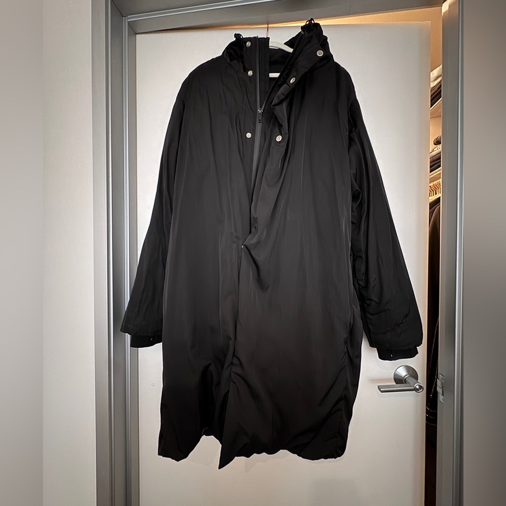 COS Down Long Puffer Hooded Coat